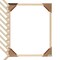 Jerry's Artarama Ambiance Unfinished Deep Gallery Frame, Open Back Natural Wood Frames for Canvas and Mounted Artwork, 3/4" Face, 1-1/4" Deep, No Glass or Backing